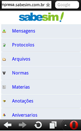 Lançada versão mobile do Sabesim