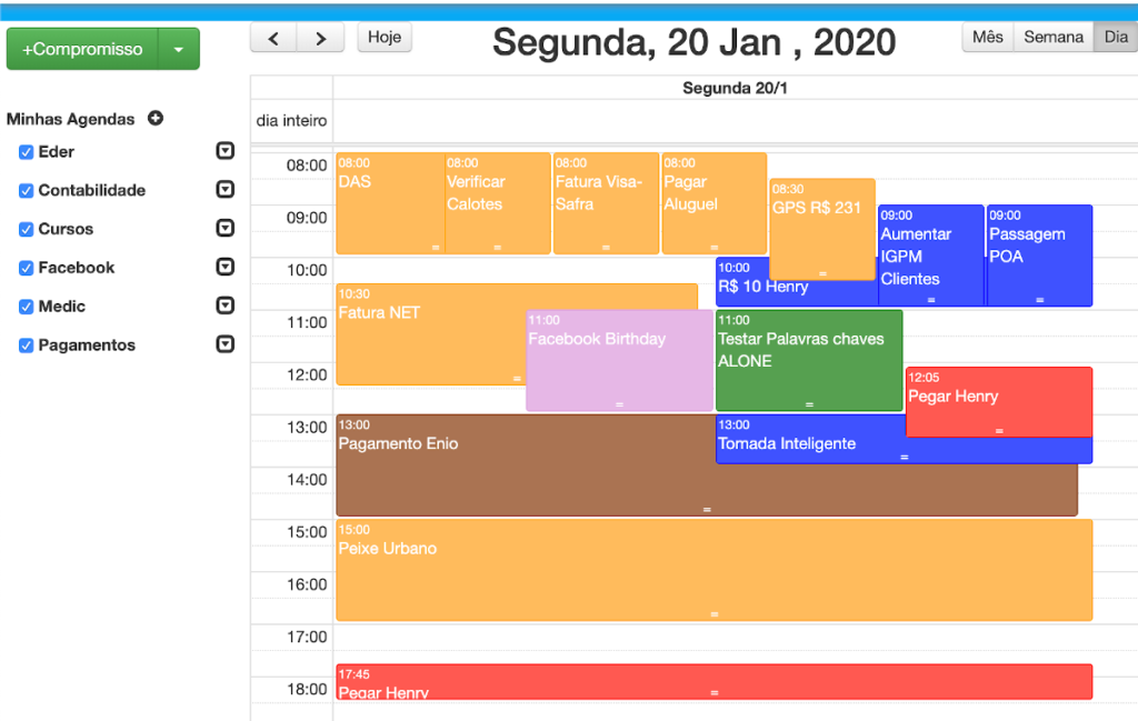 Agenda de Tarefas Exemplo