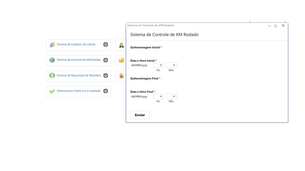 Sistema de controle de Km rodado